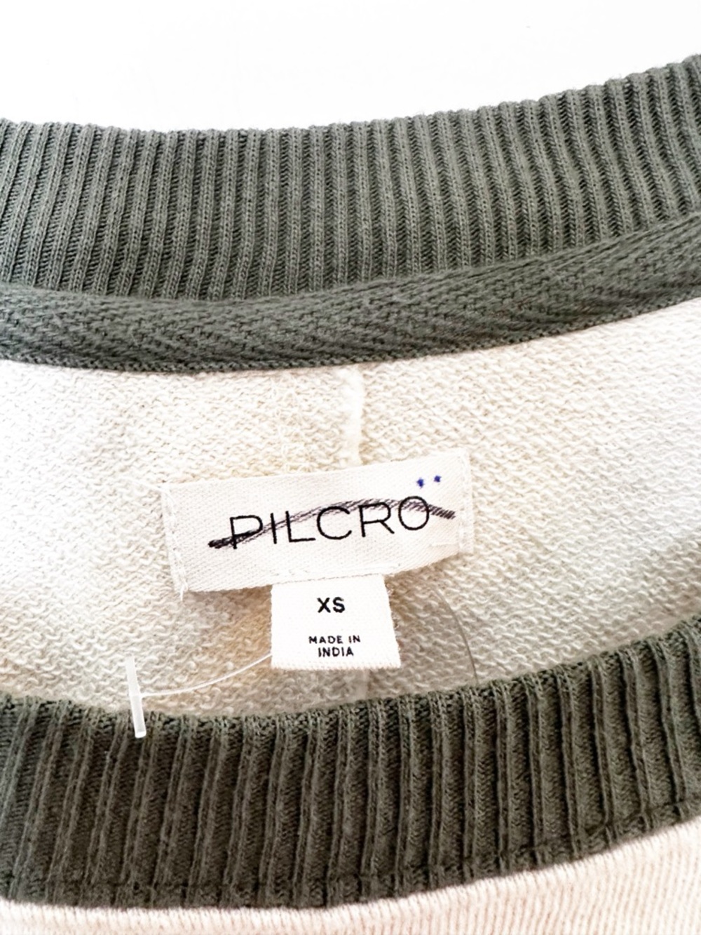 Anthropologie The Niki Bubble Sweatshirt by Pilcro Redwood Coast California Duck - Picture 7 of 7